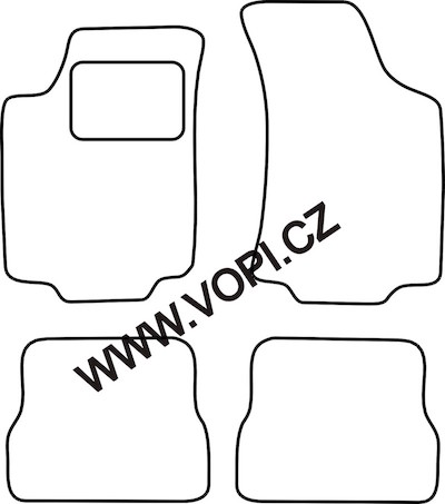 Autokoberce Volkswagen Golf 3/ Vento 1991 - 1997 Royalfit (4902)